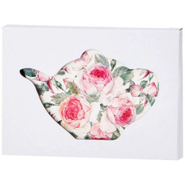 Подставка под горячее 13*18,5см фарфор ВИНТАЖ.ПИОНЫ