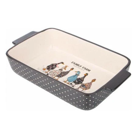 Блюдо для запекания 2,8л 33,5*19,5*7,5см керамика Family Farm (12)