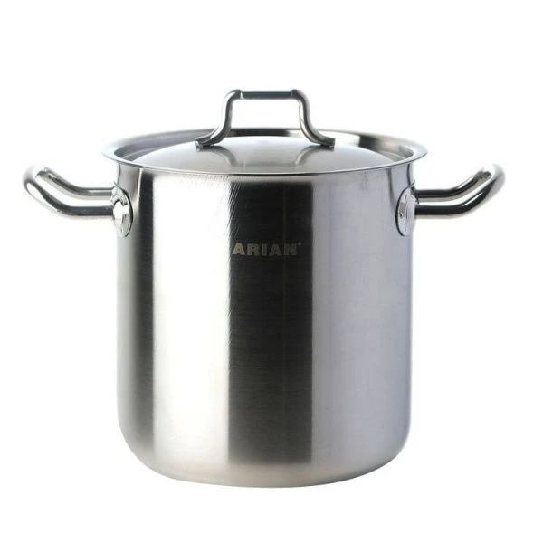 Кастрюля 17л нерж.сталь ARIAN JUMBO высокая 28*28см 4HRCLK1728002 (1)