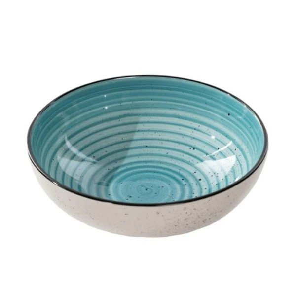 Тарелка глубокая 750мл 18см керамика Аэрография БРИЗ ЭМИЛИЯ (6/36)