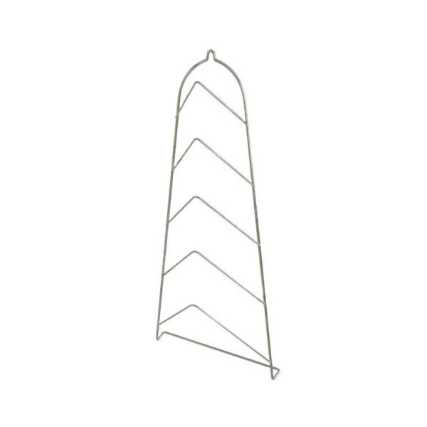 Подставка для крышек оцинкованная навесная настенная 5ячеек 39*18*5,5 тнп-7.1 (40)