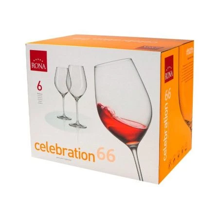 Бокалы для вина набор 6шт 660мл стекло RONA CELEBRATION (8) Бокалы для вина набор 6шт 660мл стекло RONA CELEBRATION (8)