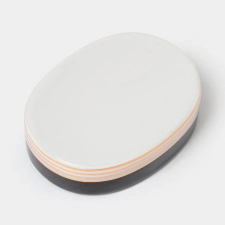 Набор для ванной "Лили", 4 предмета (мыльница, дозатор для мыла, 2 стакана), цвет черный   4330029