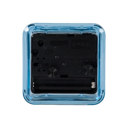 Будильник 7*7см кварц РУБИН Классика синий (40)