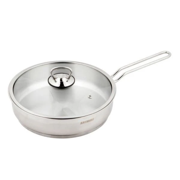 Сковорода 24см нерж.сталь СОФИЯ стекл.крышка арт.29910-240-0 (6)