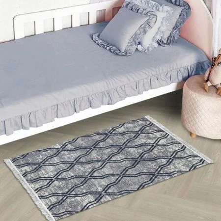 Коврик интерьерный двухсторонний 60*100см полиэстер/хлопок ПРОВАНС icarpet содалит (10)