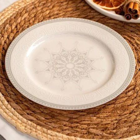 Тарелка мелкая 21см фарфор ALEKSANDRIA десертная TDP682 (6)