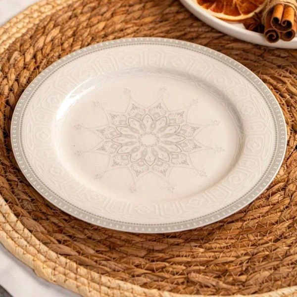 Тарелка мелкая 21см фарфор ALEKSANDRIA десертная TDP682 (6)