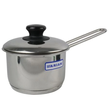 Ковш 1л нерж.сталь Arian TEK мет.крышка 12см 1902.080 (12)
