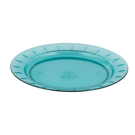 Тарелоки набор 4шт 25см пластик Neo Luxe изумрудный агат (12) ВЫВОД