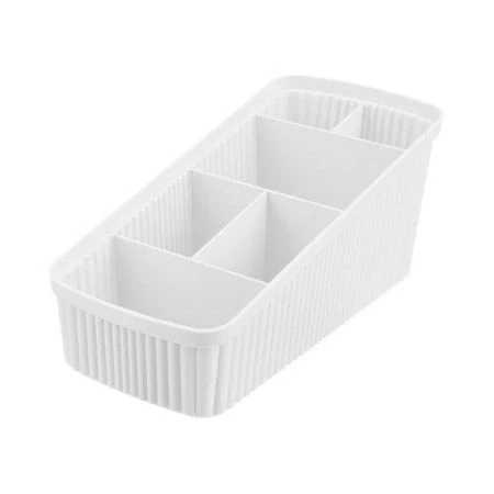 Органайзер универсальный 240*117*106мм пластик VELVET белый (12)