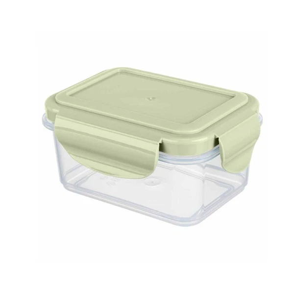 Контейнер пищевой 250мл 118*89*59мм пластик СВЧ SMART LOCK зеленый (24)