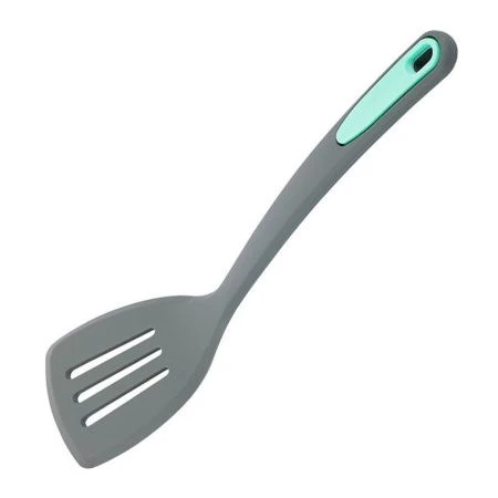 Лопатка кулинарная с прорезями 33*8,5см силикон Silicone 79-024 (72)