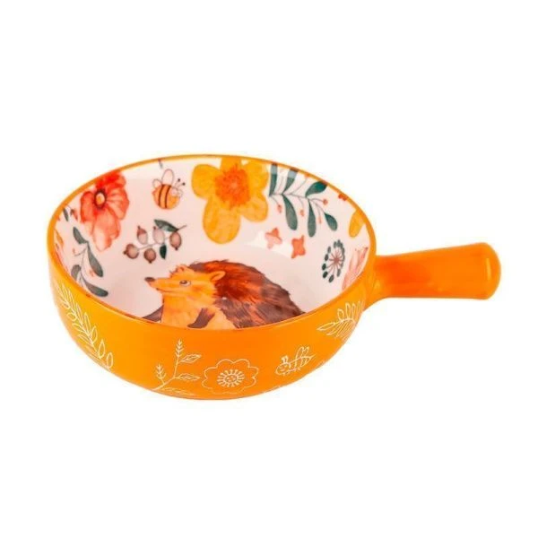 Емкость для запекания 650мл 22*16*5,5см фарфор Kawaii Forest. Hedgehog (9/36)