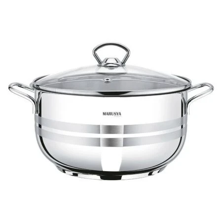 Кастрюля 4,2л нерж.сталь МОДЕРН со стекл.крышкой 22см (6)