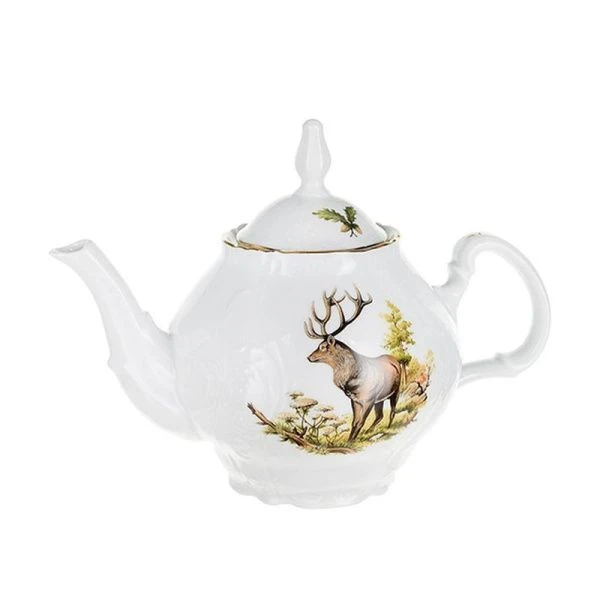 Чайник заварочный 1200мл фарфор ОХОТА Бернадотт ВЫВОД