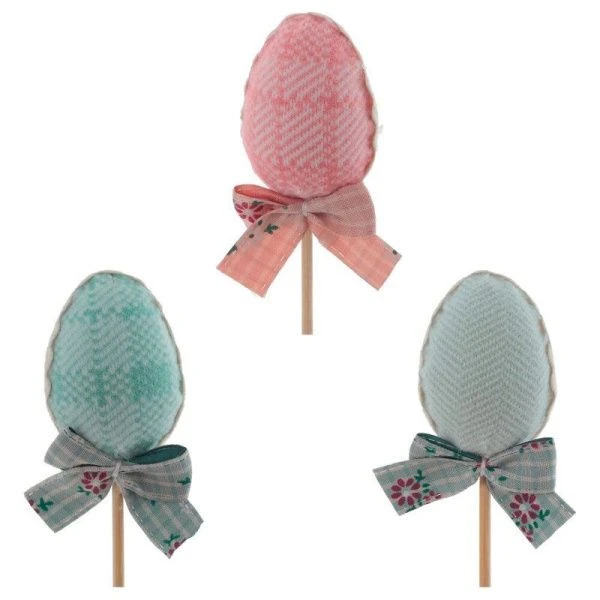 Стикер пасхальный Яйцо пасхальное 4*3*23см, 3 вида (12/960)