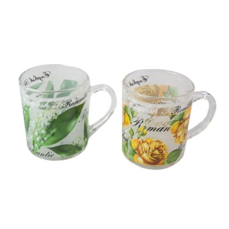 Кружка 200мл стекло АНГЛИЙСКИЙ ЧАЙ (20)