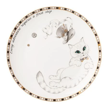 Тарелка мелкая 20см фарфор Wonderland десертная (24)