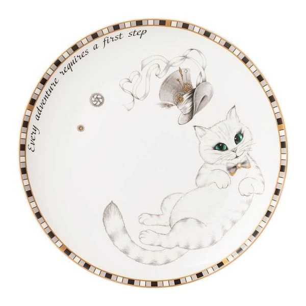 Тарелка мелкая 20см фарфор Wonderland десертная (24)