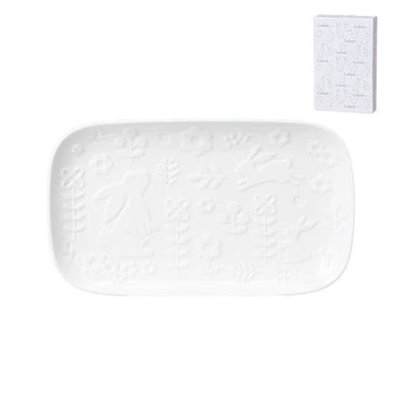 Блюдо 25,2*15*2,4см фарфор Sunday прямоугольное (36)