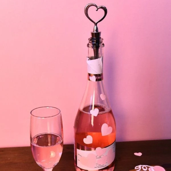 Пробка для бутылки 11,5*4,5*2 см силикон Сердце VL13-197