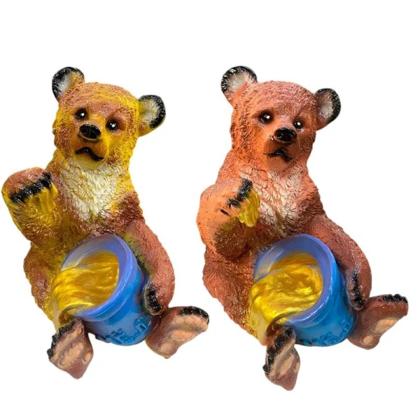 Фигура садовая МИШКА с медом 37*33*51см гипс