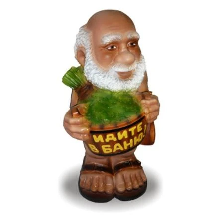 Фигура садовая БАНЩИК 62см гипс