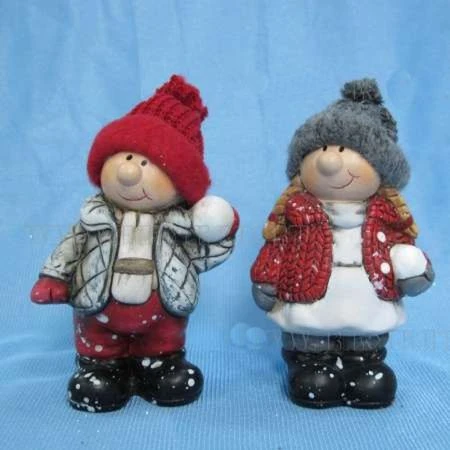 яяяФигурка Девочка, Мальчик, Н 11см, 2 в.