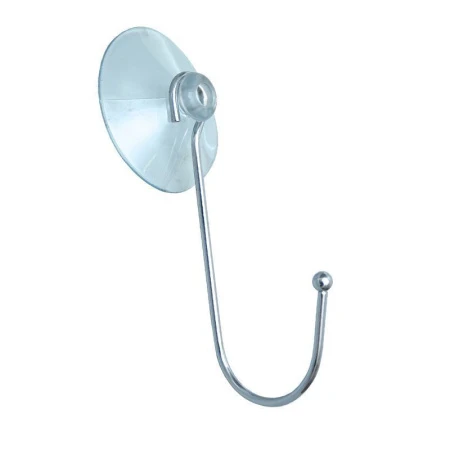 Набор крючков металл 10шт. (8см) на присоске d6см с заглушкой JC-1664 (1200)