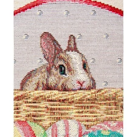 Салфетка 40*100см гобелен ПАСХАЛЬНЫЙ КРОЛИК