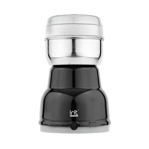 Кофемолка электрическая 100Вт пластик вместимость 70г черный IR-5303 (36) Кофемолка электрическая 100Вт пластик вместимость 70г черный IR-5303 (36)