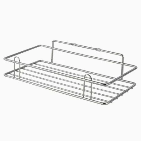 Полка прямая 1 ярусная краш. хром зеркальный с креплениями (вкп-1.1.4/1.1.3) (5)