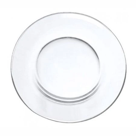 Тарелка мелкая 25см стекло СИМПАТИЯ обеденная (36)