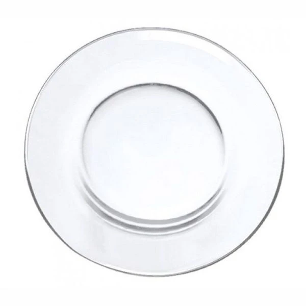 Тарелка мелкая 25см стекло СИМПАТИЯ обеденная (36)