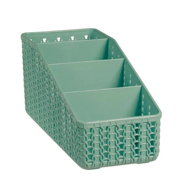 Органайзер 4 секции пластик ВЯЗАНИЕ Фисташковый (16)