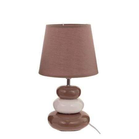 Лампа настольная с абажуром керамика Морской бриз бежевая 22*22*40см Е27 (6)