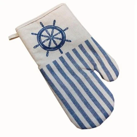 Прихватка-рукавица 30*18см хлопок МОРСКИЕ МОТИВЫ PG-311