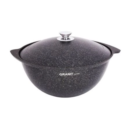 Казан для плова 9л алюминий GRANIT ULTRA Original АП (3/2)