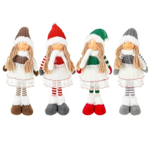 Игрушка мягкая Девочка L12,5 W8 H45/30 см, 4в.