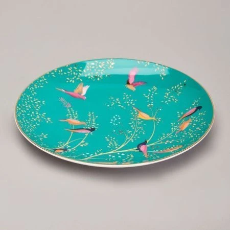 Тарелка мелкая 20*2см фарфор Golden Birds десертная (24)