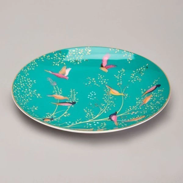 Тарелка мелкая 20*2см фарфор Golden Birds десертная (24)