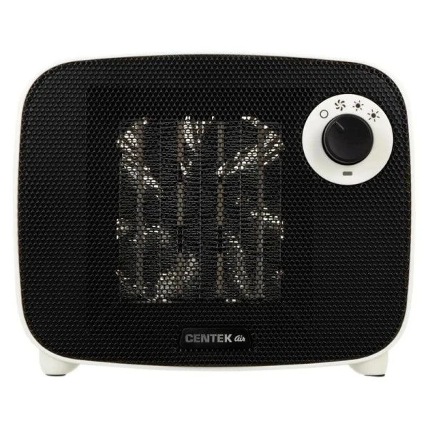 Тепловентилятор пластик Centek CT-6023 керам.нагрев 750/1500Вт,защита от перегрева,обогр./вентил(10)
