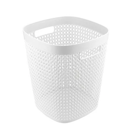 Корзина для бумаг 10л 230*230*270мм пластик ПИРУЛА Белый (10) Корзина для бумаг 10л 230*230*270мм пластик ПИРУЛА Белый (10)