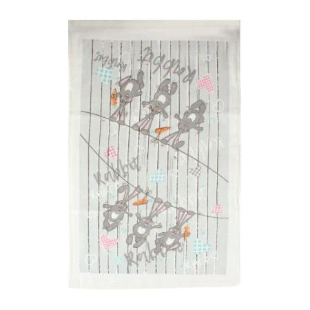 Салфетка кухонная 28*48см махровая серая 4130362-1