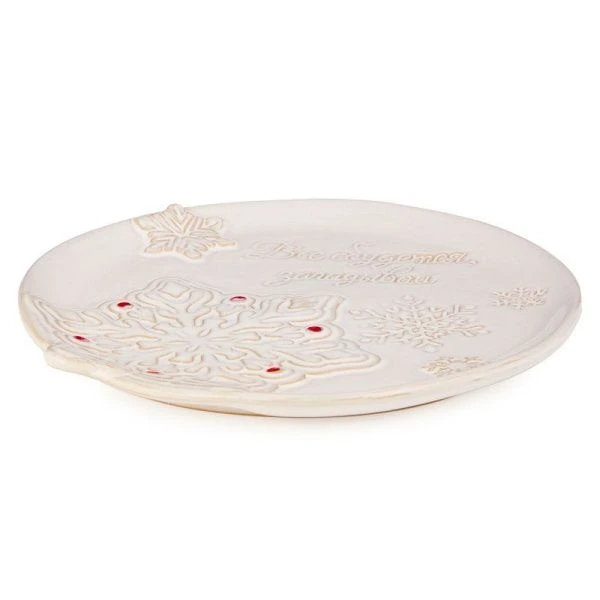 Блюдо 27,7*26,2*2,6см керамика Pine Cones (8)