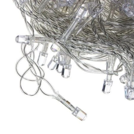 Гирлянда электр. вьюн 9м, 100LED-алмаз, голубой, пост. свечение, прозр. провод, 220В СНОУ БУМ