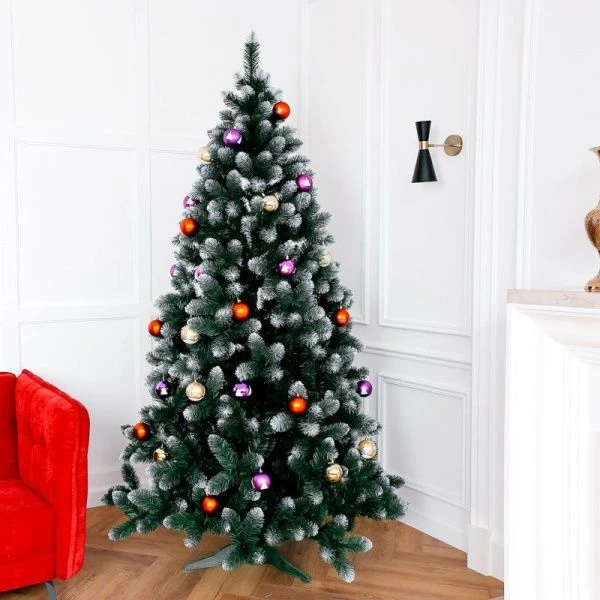 Ёлка 180 см Европейская большая искусственная белоснежные кончики