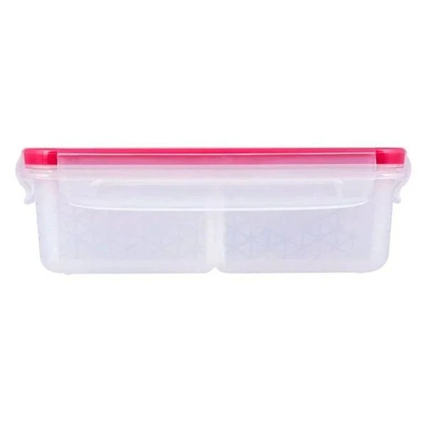 Контейнер пищевой 1л 20,1*13,1*6,4см пластик Экстра лок Bright с разделителями (12)