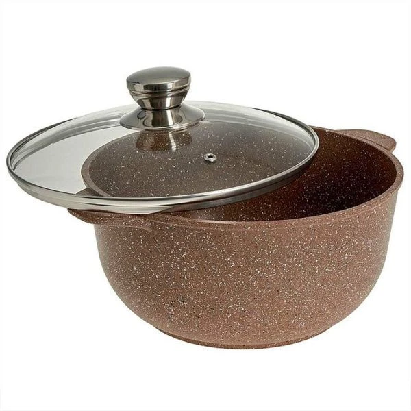 Кастрюля 4л алюминий АП АЛТАЙ стекл.крышка (6)